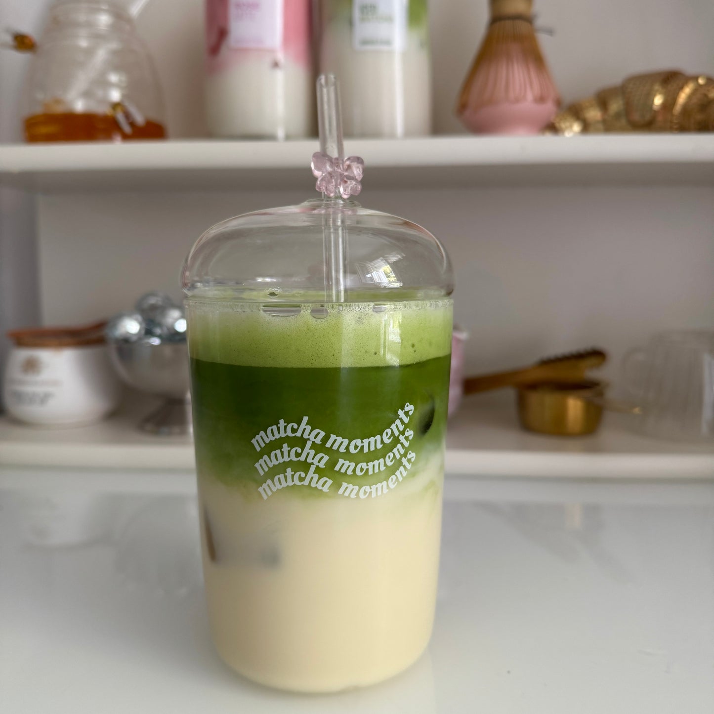 Matcha Moments Glas
