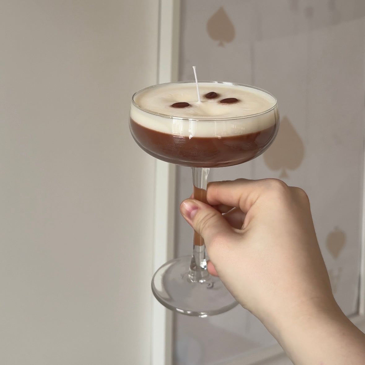 Espresso Martini Kerze
