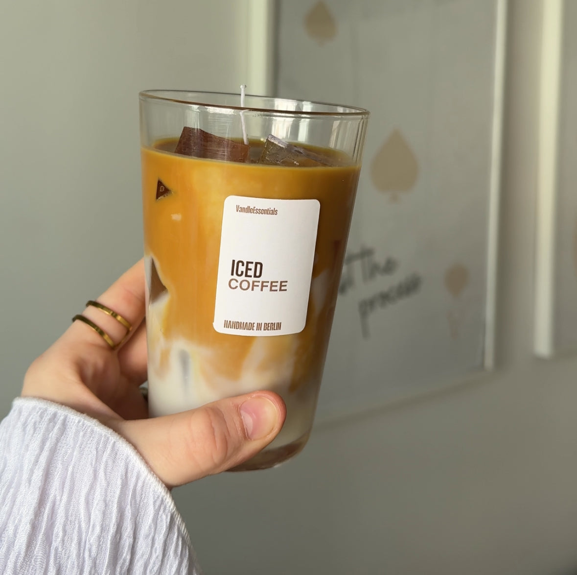 Iced Coffee Kerze
