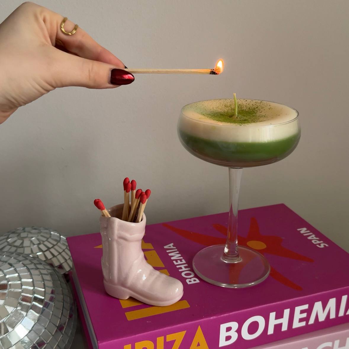 Matcha Martini Kerze