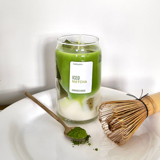 Iced Matcha Latte Kerze
