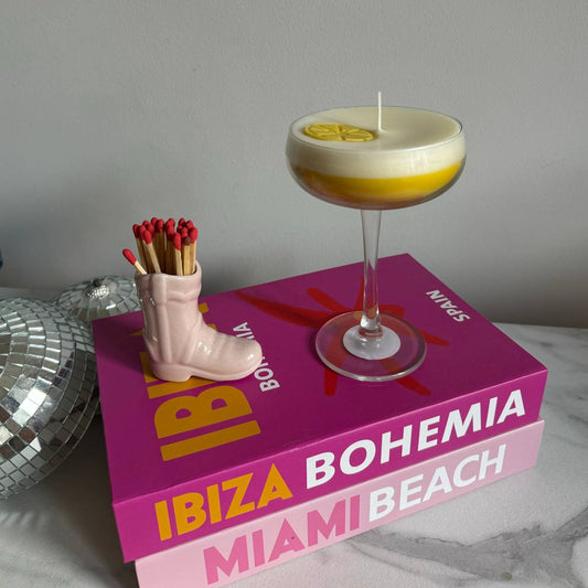 Lemon Drop Martini Kerze