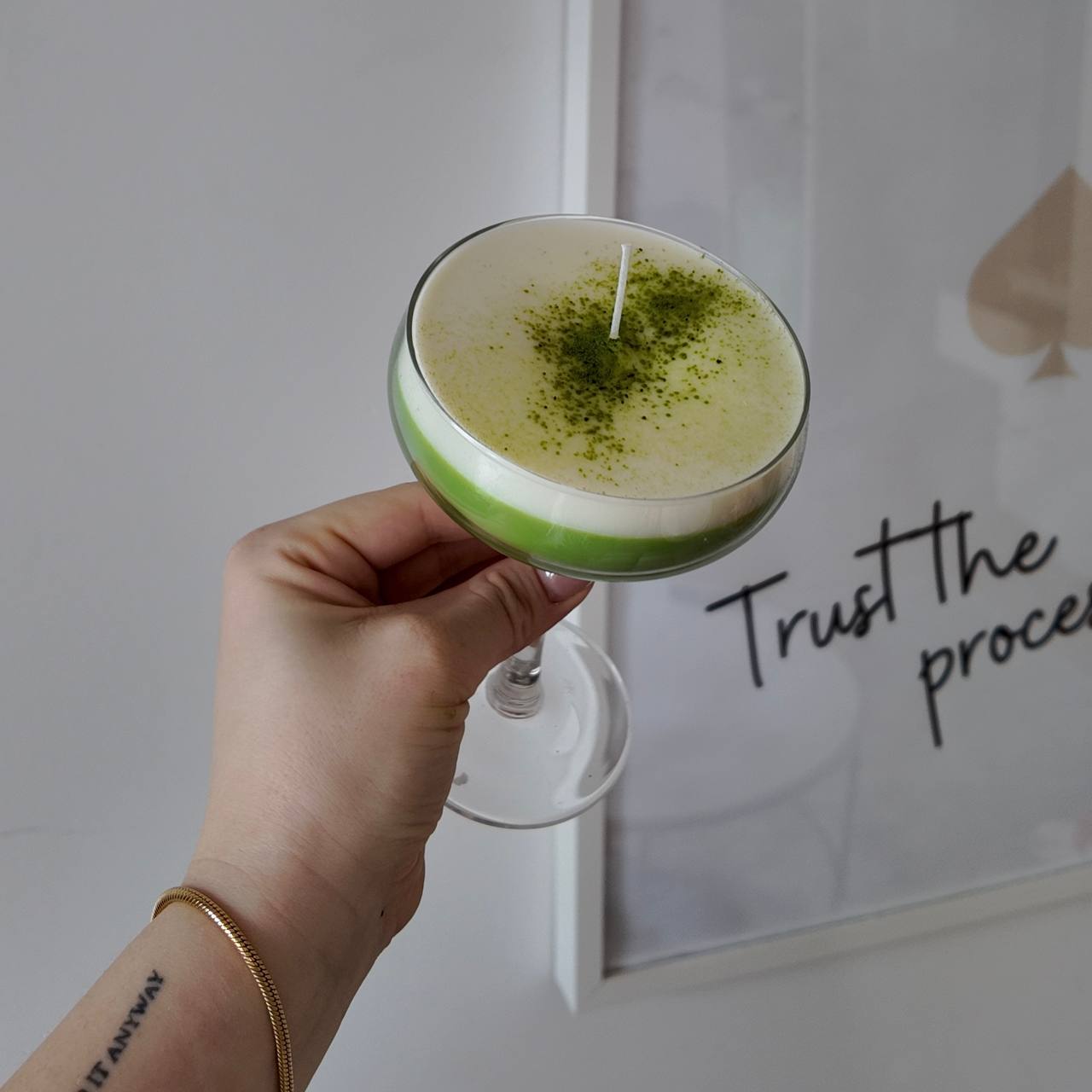 Matcha Martini Kerze