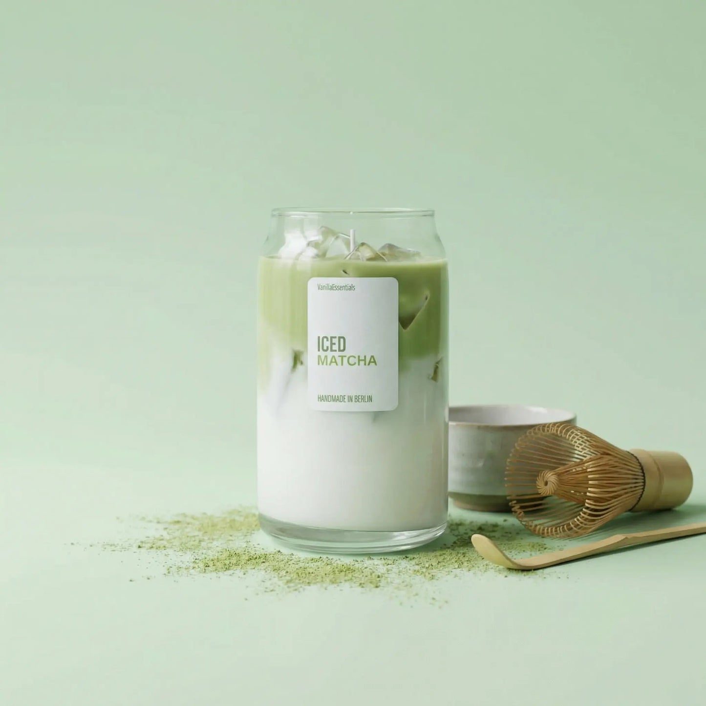 Iced Matcha Latte Kerze