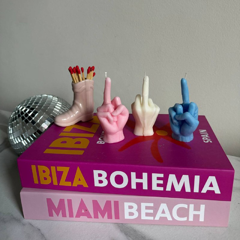 Mittelfinger Kerze
