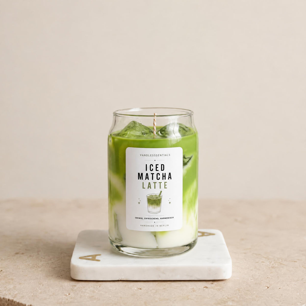 Iced Matcha Latte Kerze - VandleEssentials 