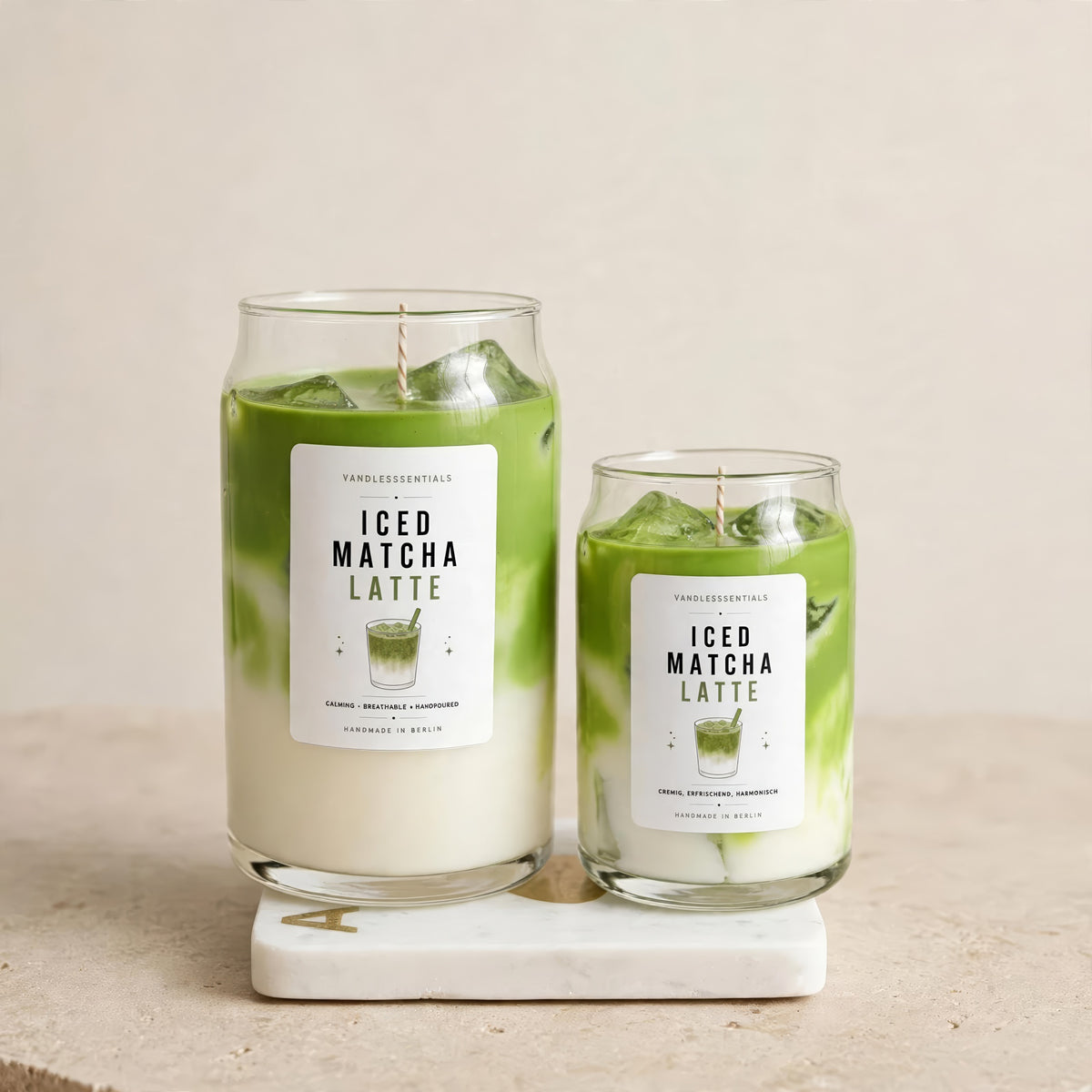 Iced Matcha Latte Kerze - VandleEssentials 