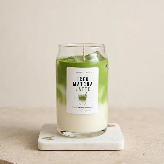 Iced Matcha Latte Kerze
